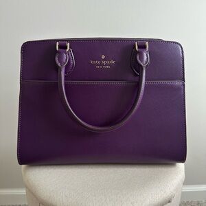 Kate Spade Deep Purple Satchel